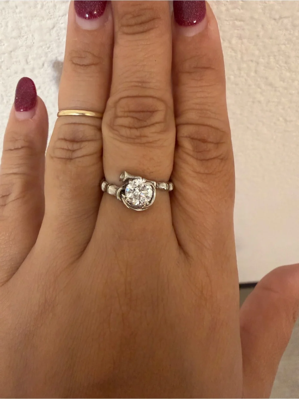 10k gold diamond ring